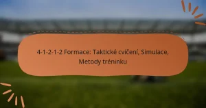 4-1-2-1-2 Formace: Taktické cvičení, Simulace, Metody tréninku